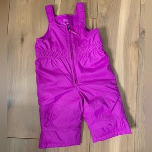 L.L.Bean Snow pants for toddler girls 12-18m